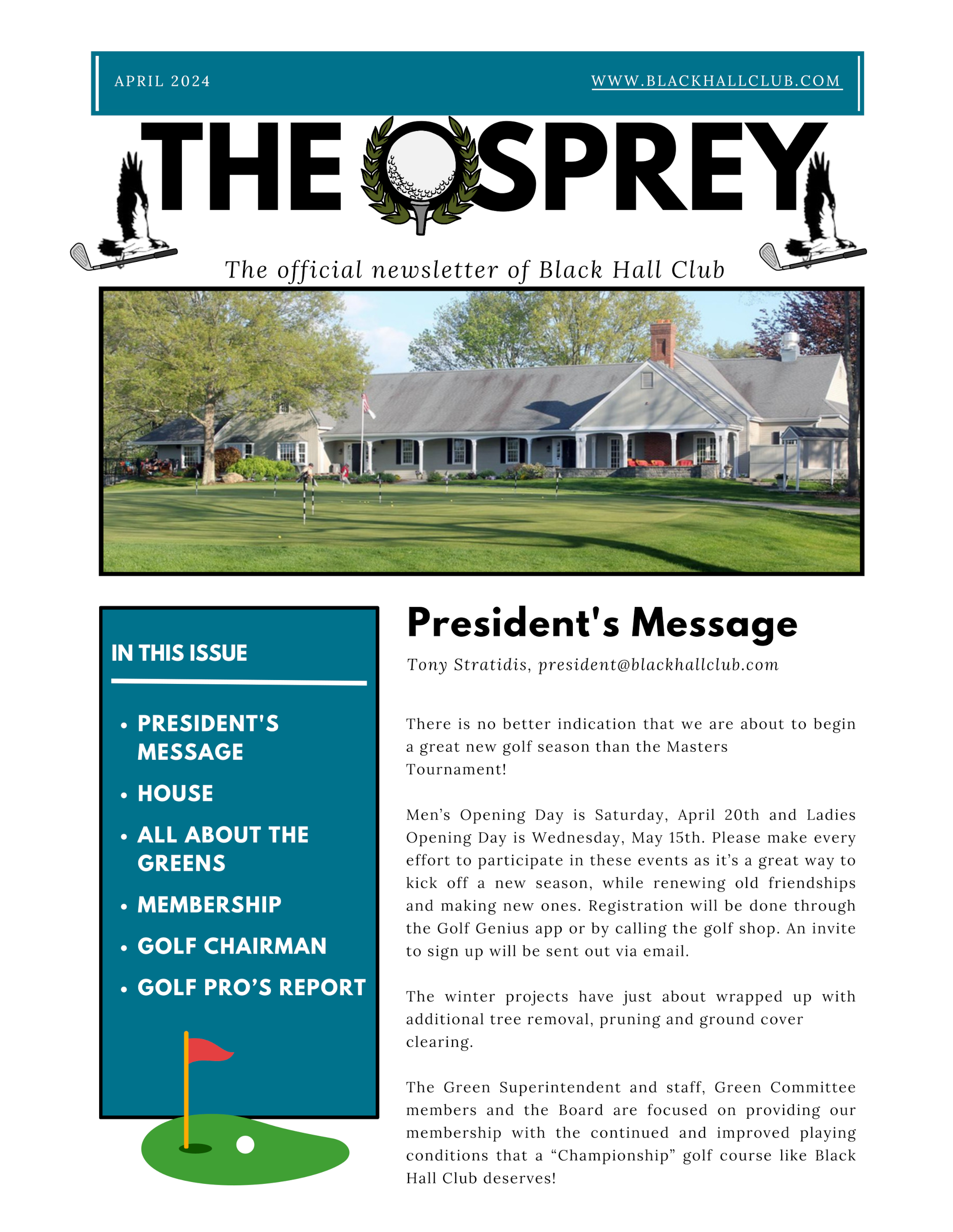 Black Hall Club | Home / The Osprey Newsletter - (April 2024) Black Hall Club Home / The Osprey Newsletter – (April 2024) BHC (April 2024) Osprey Newsletter